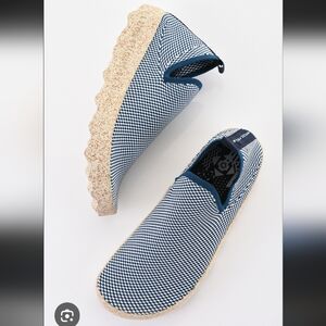 Asportuguesas Blue and White Slip-On Sneakers